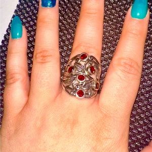 Garnet Fashion Ring